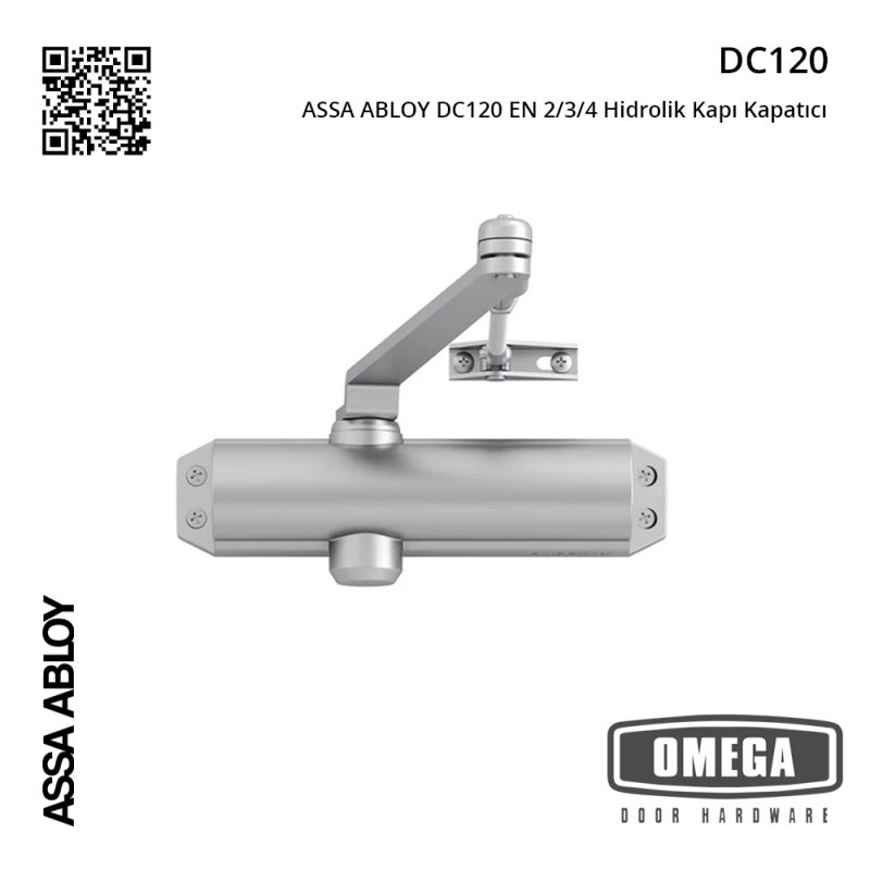 ASSA ABLOY DC120 EN 2/3/4 Hidrolik Kapı Kapatıcı