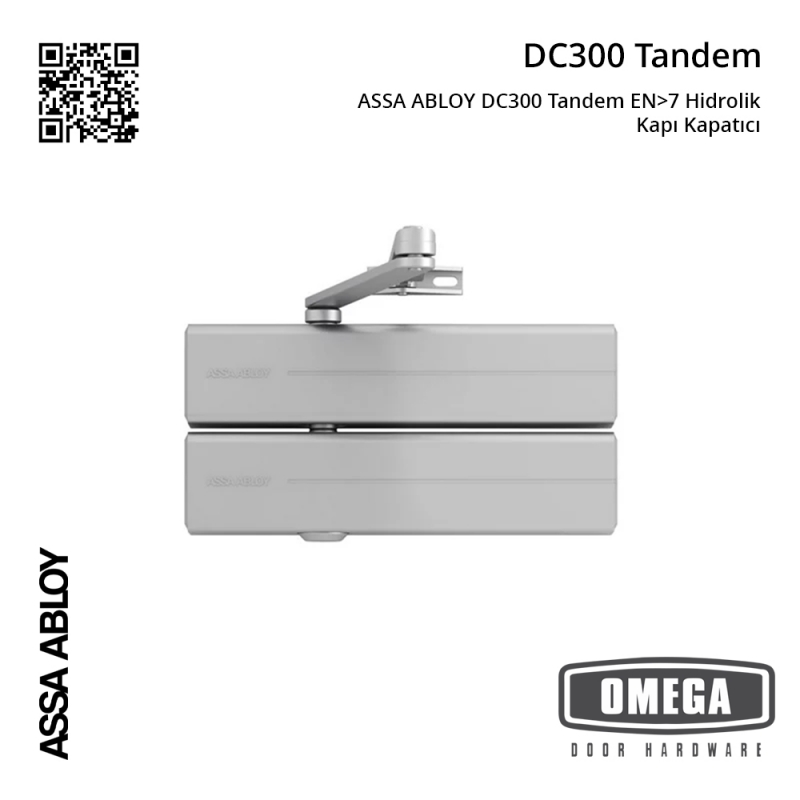 ASSA ABLOY DC300 Tandem EN>7 Hidrolik Kapı Kapatıcı
