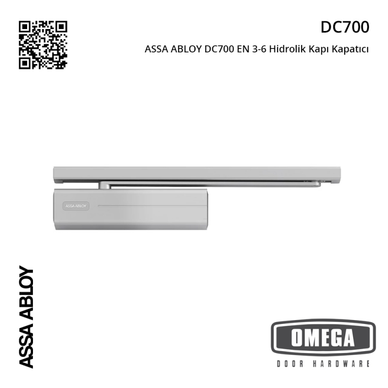 ASSA ABLOY DC700 EN 3-6 Hidrolik Kapı Kapatıcı
