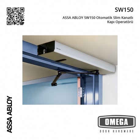 ASSA ABLOY SW150 Otomatik Slim Kanatlı Kapı Operatörü