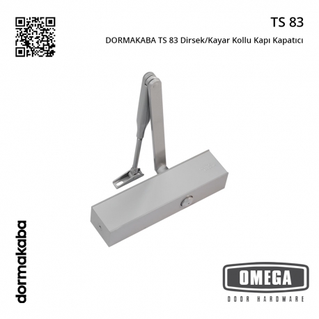 DORMAKABA TS 83 Dirsek/Kayar Kollu Kapı Kapatıcı