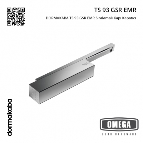 DORMAKABA TS 93 GSR EMR Sıralamalı Kapı Kapatıcı