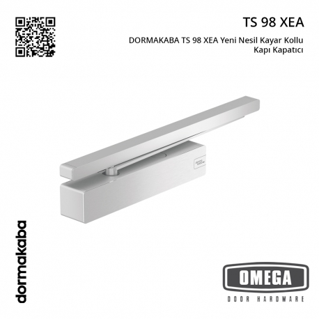 DORMAKABA TS 98 XEA Yeni Nesil Kayar Kollu Kapı Kapatıcı