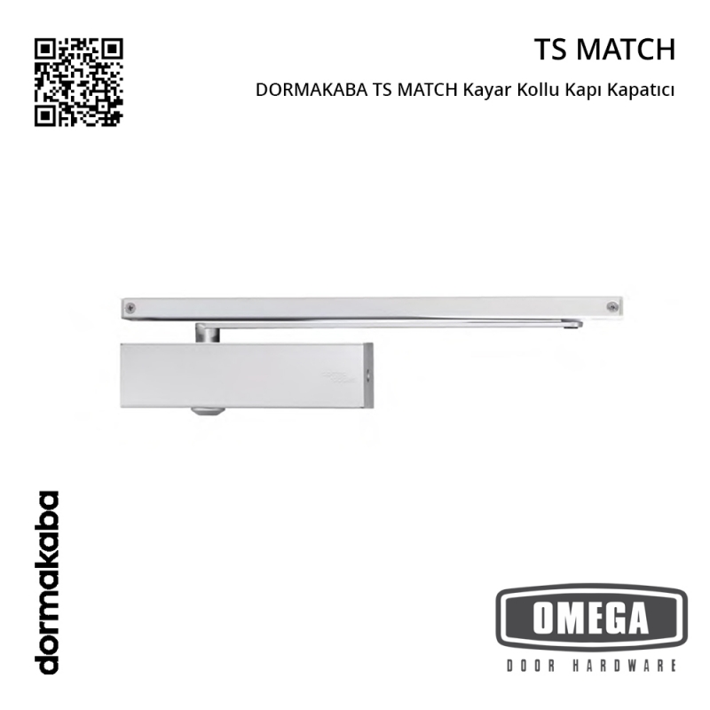 DORMAKABA TS MATCH Kayar Kollu Kapı Kapatıcı