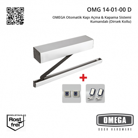 OMEGA Otomatik Kapı Açma & Kapama Sistemi Kumandalı (Dirsek Kollu)