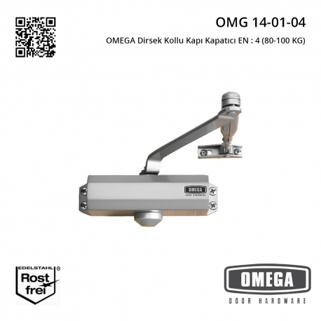 OMEGA Dirsek Kollu Kapı Kapatıcı EN : 4 (80-100 KG)