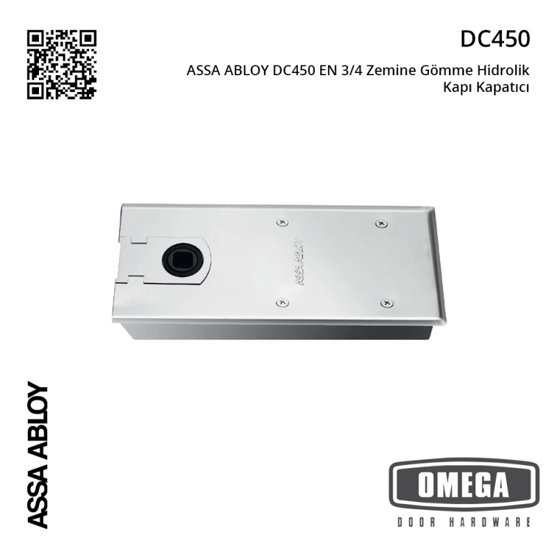 ASSA ABLOY DC450 EN 3/4 Zemine Gömme Hidrolik Kapı Kapatıcı