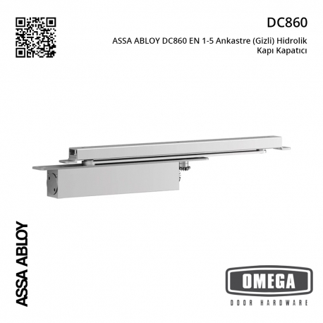ASSA ABLOY DC860 EN 1-5 Ankastre (Gizli) Hidrolik Kapı Kapatıcı