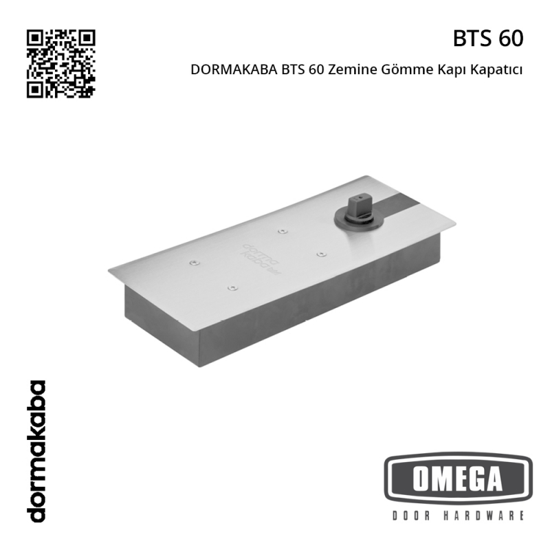 DORMAKABA BTS 60 Zemine Gömme Kapı Kapatıcı / Hidroliği