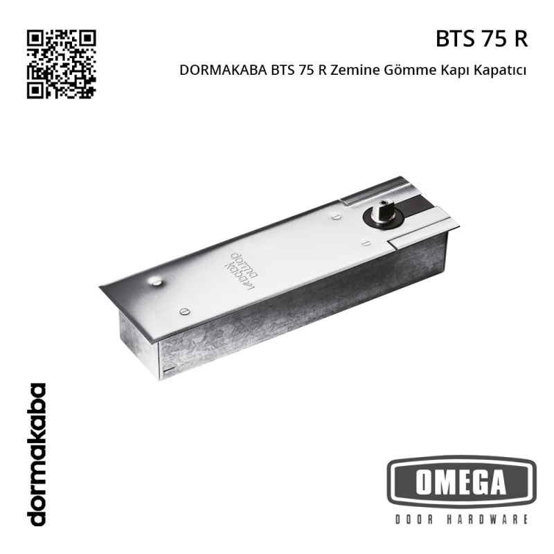 DORMAKABA BTS 75 R Zemine Gömme Kapı Kapatıcı / Hidroliği