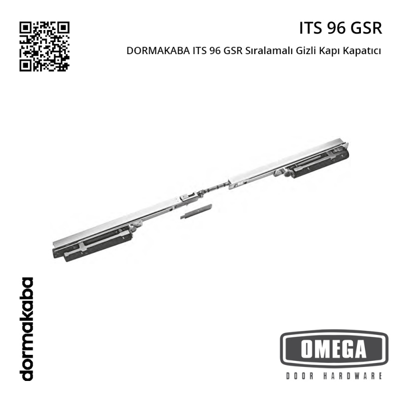 DORMAKABA ITS 96 GSR Sıralamalı Gizli Kapı Kapatıcı