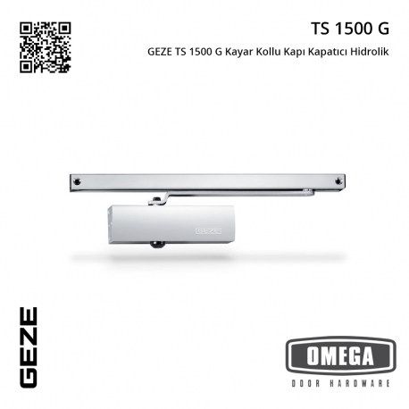 GEZE TS 1500 G Kayar Kollu Kapı Kapatıcı Hidrolik
