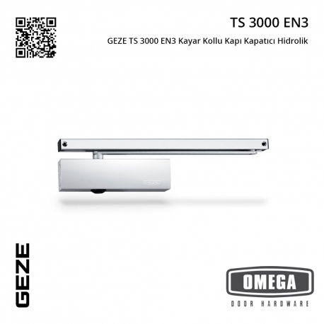 GEZE TS 3000 EN3 Kayar Kollu Kapı Kapatıcı Hidrolik