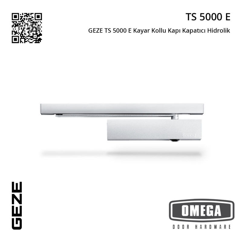 GEZE TS 5000 E Kayar Kollu Kapı Kapatıcı Hidrolik