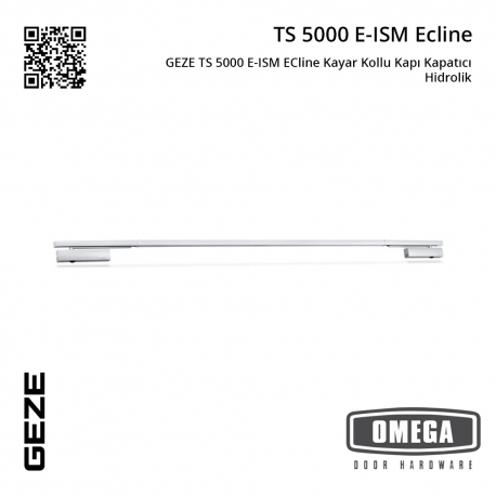 GEZE TS 5000 E-ISM ECline Kayar Kollu Kapı Kapatıcı Hidrolik