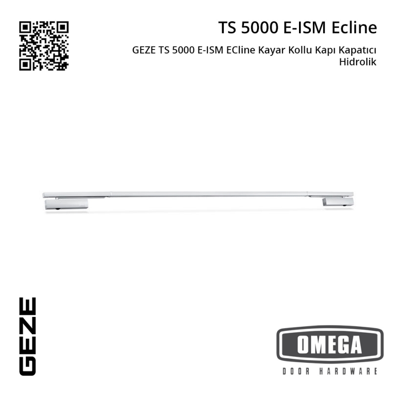 GEZE TS 5000 E-ISM ECline Kayar Kollu Kapı Kapatıcı Hidrolik