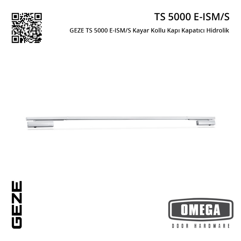 GEZE TS 5000 E-ISM/S Kayar Kollu Kapı Kapatıcı Hidrolik