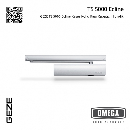 GEZE TS 5000 Ecline Kayar Kollu Kapı Kapatıcı Hidrolik