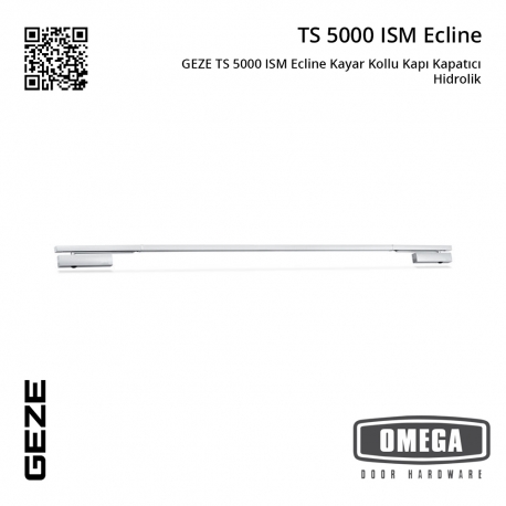GEZE TS 5000 ISM Ecline Kayar Kollu Kapı Kapatıcı Hidrolik