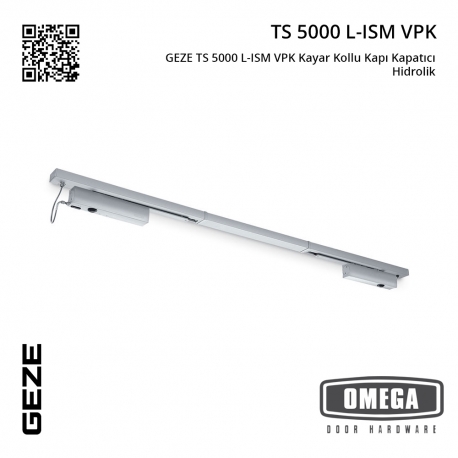GEZE TS 5000 L-ISM VPK Kayar Kollu Kapı Kapatıcı Hidrolik