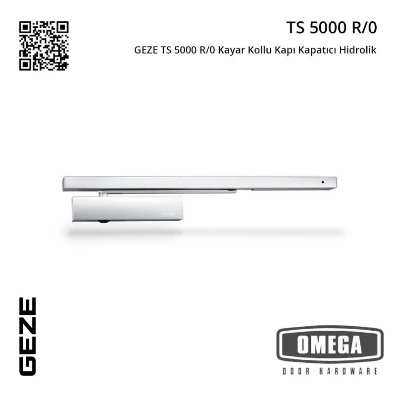 GEZE TS 5000 R/0 Kayar Kollu Kapı Kapatıcı Hidrolik