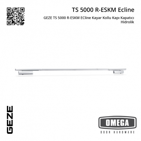 GEZE TS 5000 R-ESKM ECline Kayar Kollu Kapı Kapatıcı Hidrolik