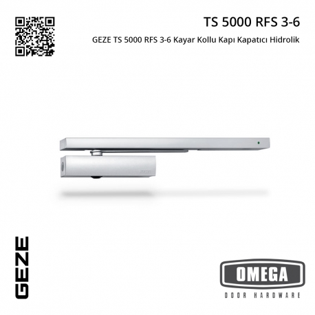 GEZE TS 5000 RFS 3-6 Kayar Kollu Kapı Kapatıcı Hidrolik