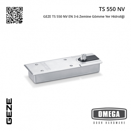 GEZE TS 550 NV EN 3-6 Zemine Gömme Yer Hidroliği